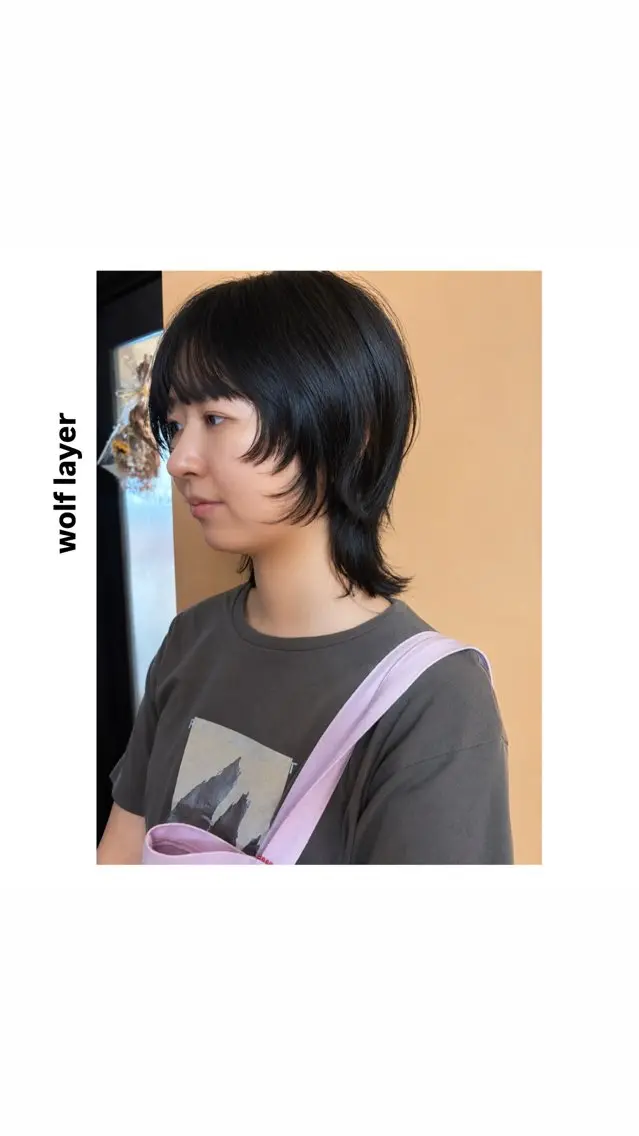 ショート レイヤーカット ウルフカット カット ヘアカラー トリートメント hiro【沿線で叶う 似合わせhair】のヘアスタイル