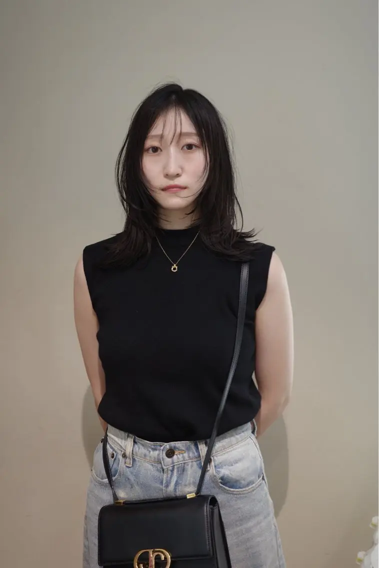 セミロング カラー カット ヘアカラー トリートメント opus 店長大和 レイヤー/赤み消しのヘアスタイル