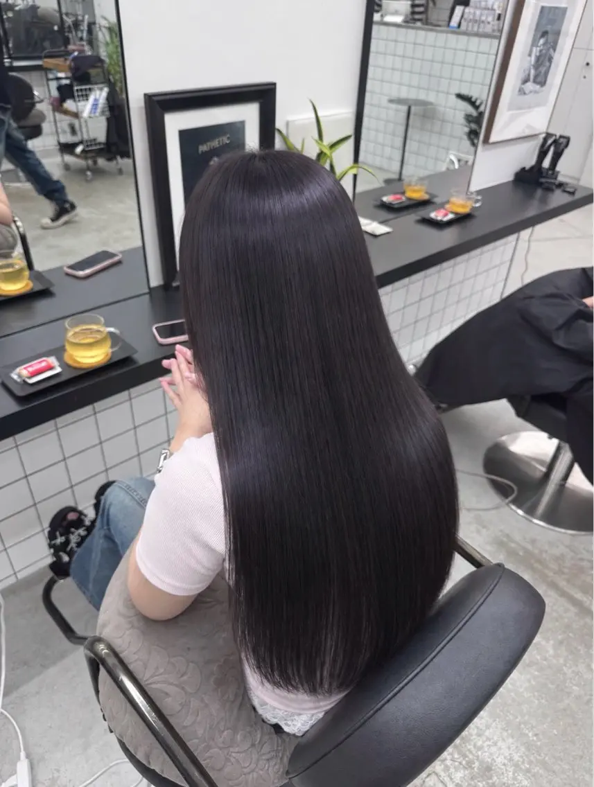 ロング カラー ブリーチ 🩵しの🩵 JILLSTUDIOのヘアスタイル