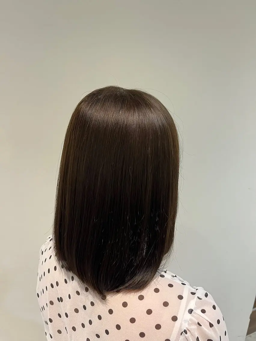 ミディアム カット ヘアカラー トリートメント Cadre新小岩🫧 栗原葵のヘアスタイル