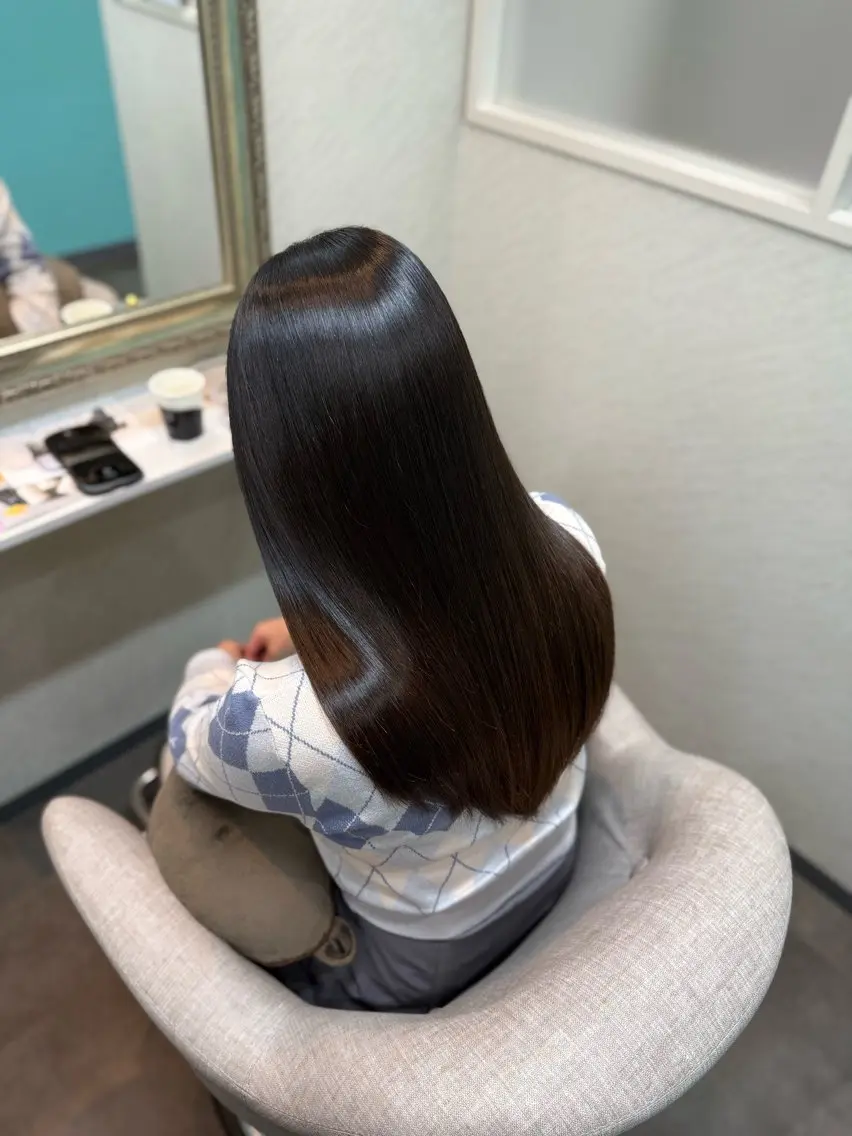 ロング トリートメント ヘッドスパ 髪質改善/縮毛矯正 アンナ🍊のヘアスタイル