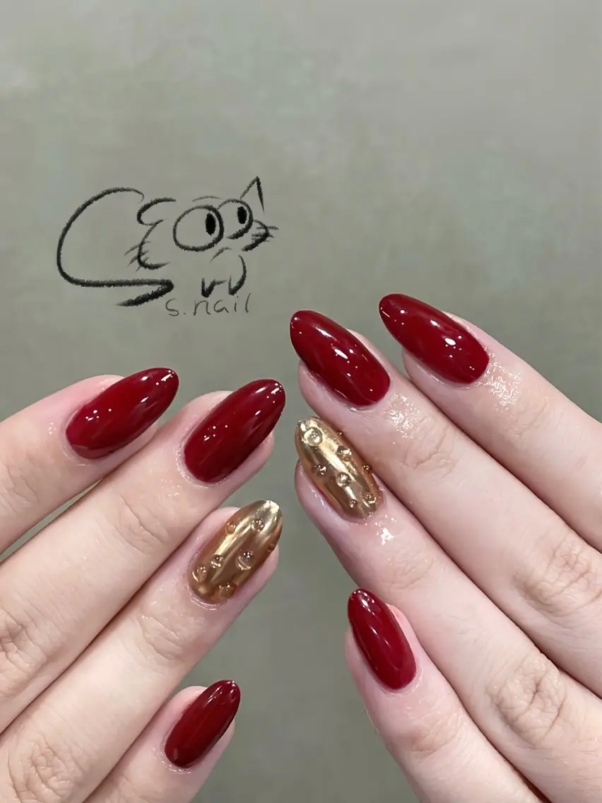ネイル チークネイル フレンチネイル グラデーション マグネットネイル ワンカラーネイル S.nail _のネイルデザイン