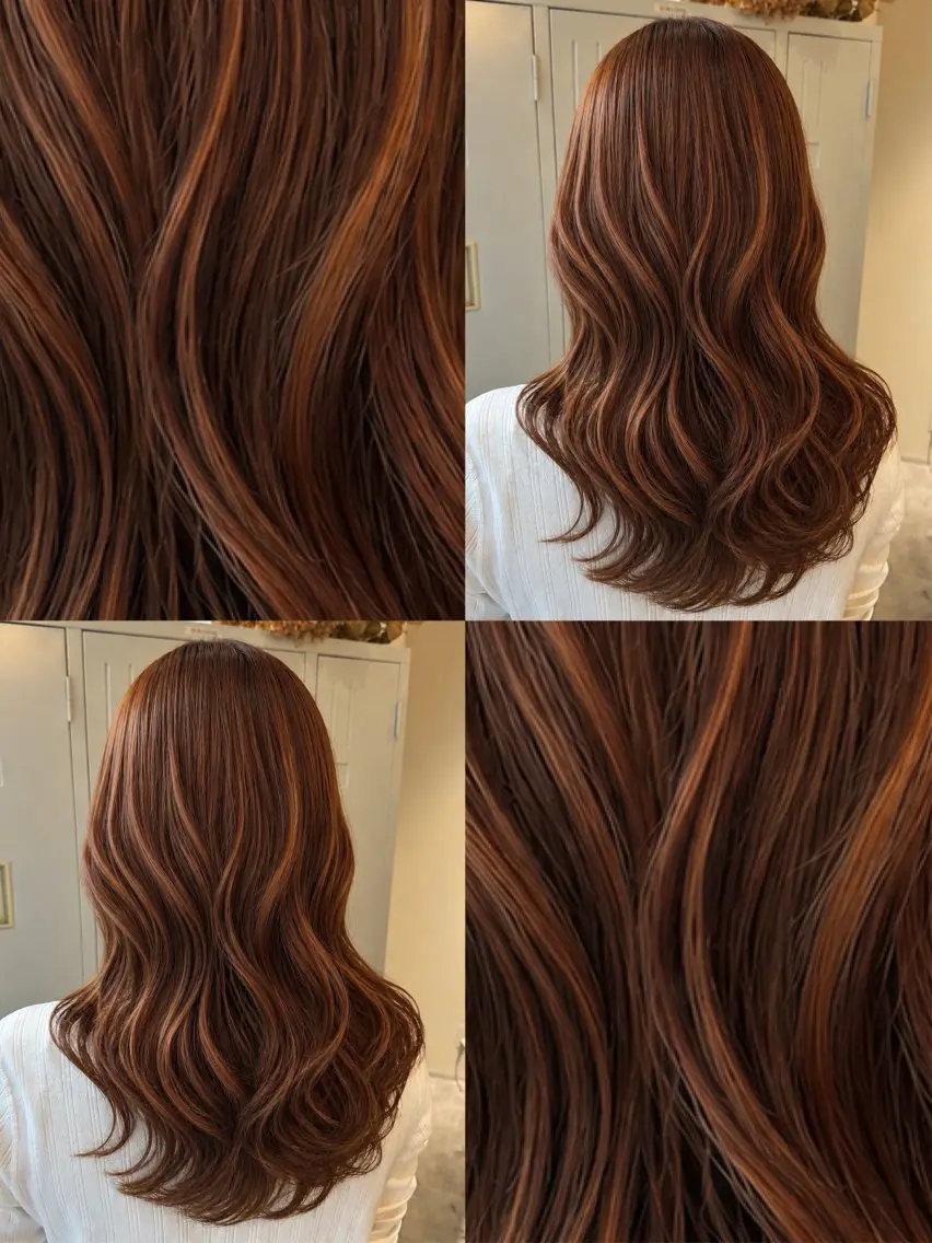 ロング カラー カット ヘアカラー 高橋 那美のヘアスタイル