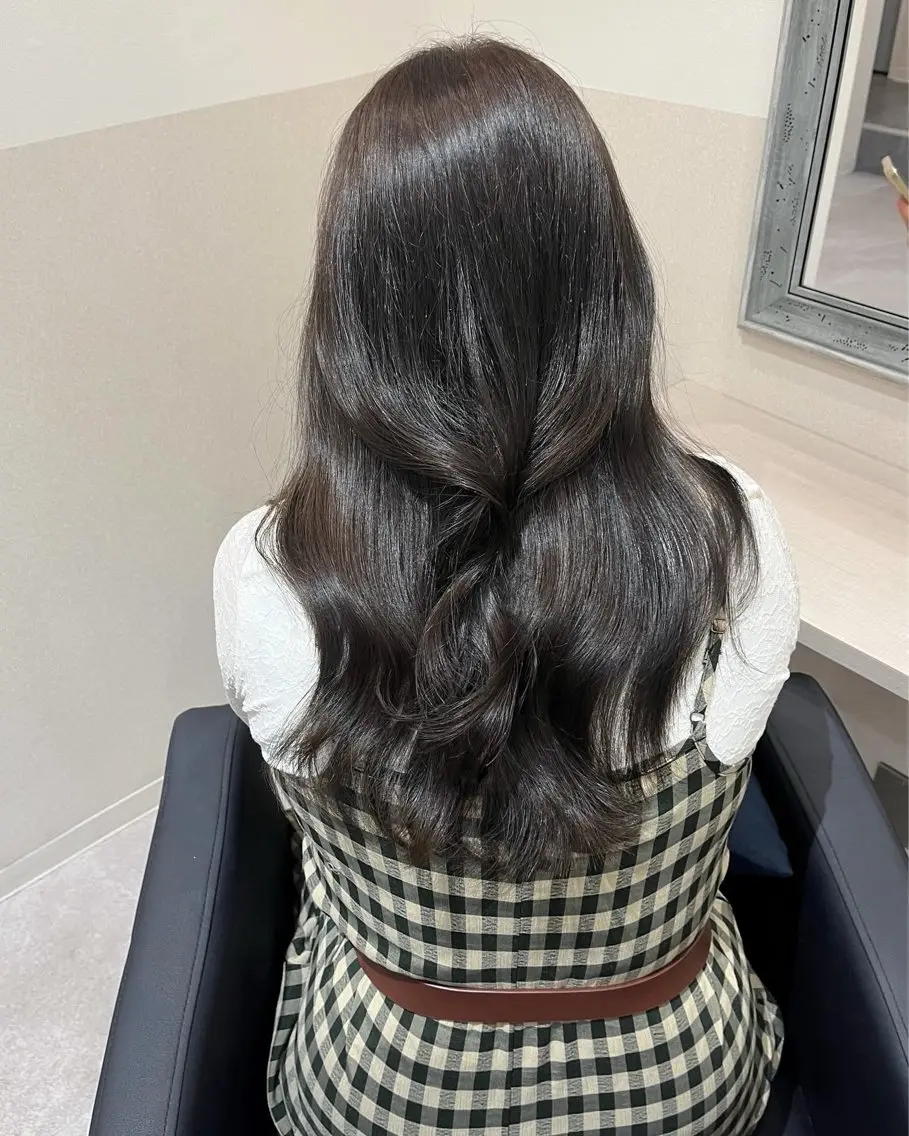 ロング カラー カット ヘアカラー 髪質改善縮毛矯正/ 銀座/堤　葵生のヘアスタイル