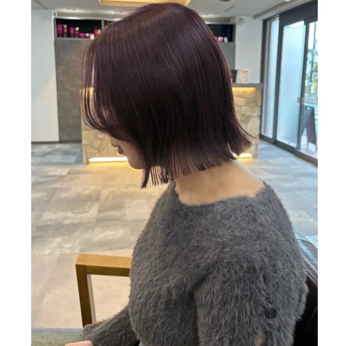 【Newトレンド🎀】髪質改善改善カラーH 色持ち質感up✨の写真