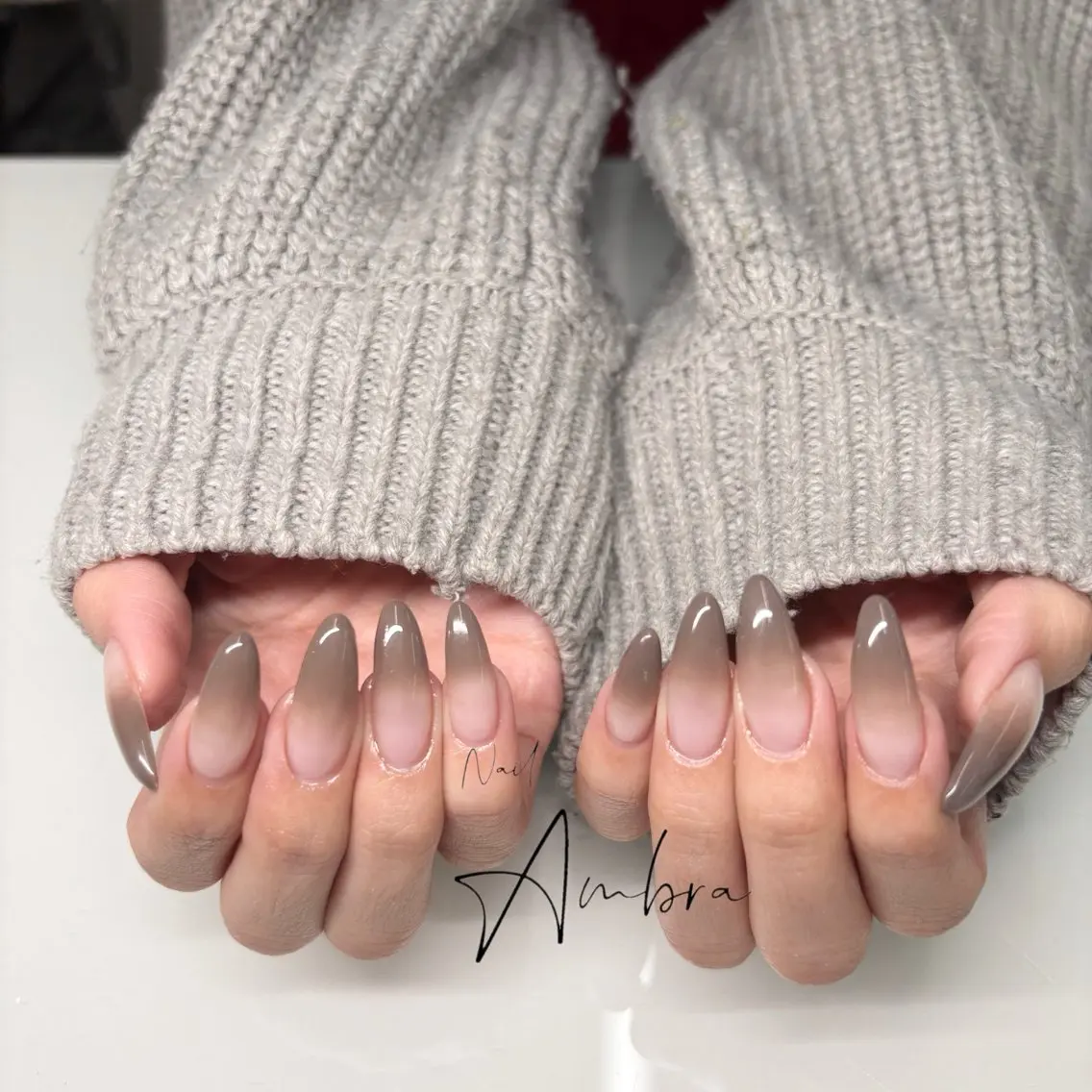 ネイル グラデーション Nail Ambra 小山のネイルデザイン