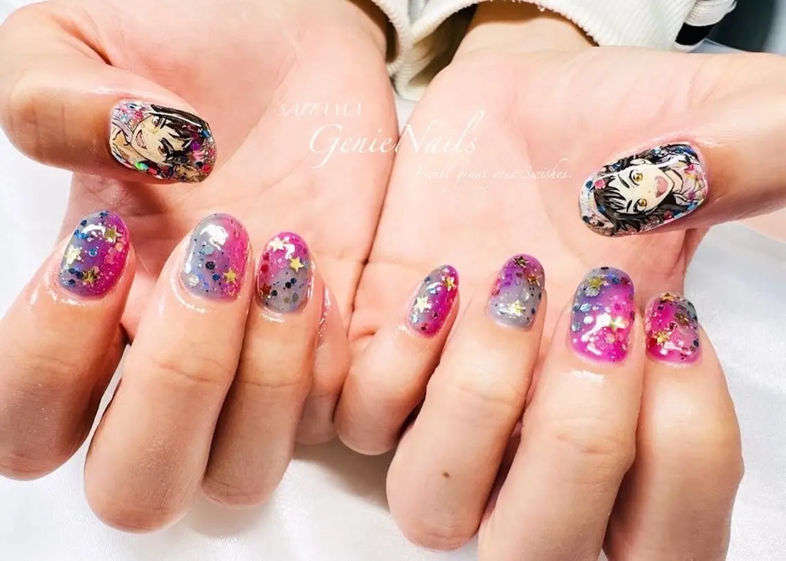 メンズ ネイル アートネイル フットネイル 持ち込み Genie Nailsのネイルデザイン