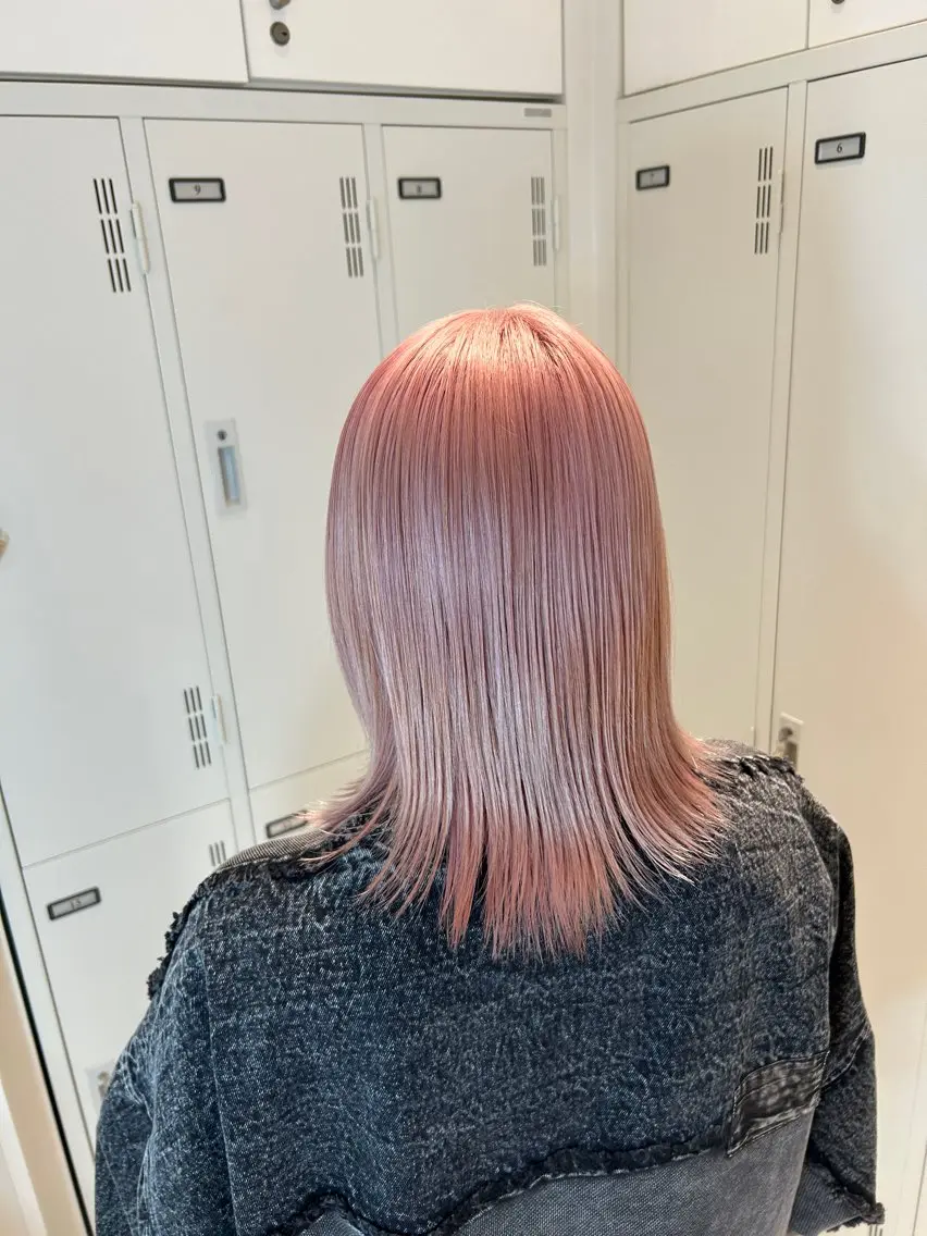 ❤︎ダブルカラー(ブリーチ込み)+Aujua 4stepトリートメント✨❤︎の写真