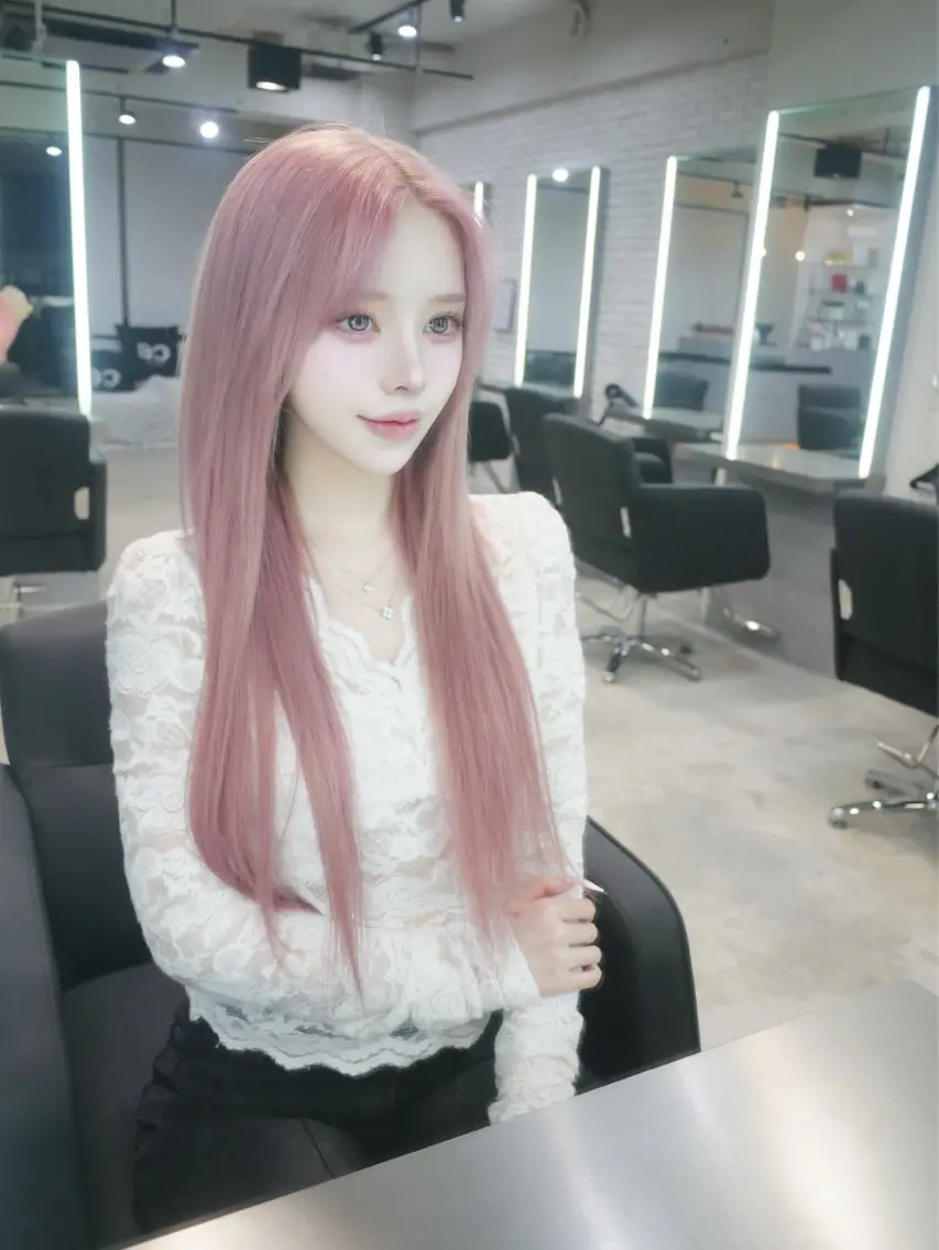 ロング トリートメント カット ヘアカラー トリートメント エクステ ナナ♡レイヤーカット ♡似合わせカラーのヘアスタイル