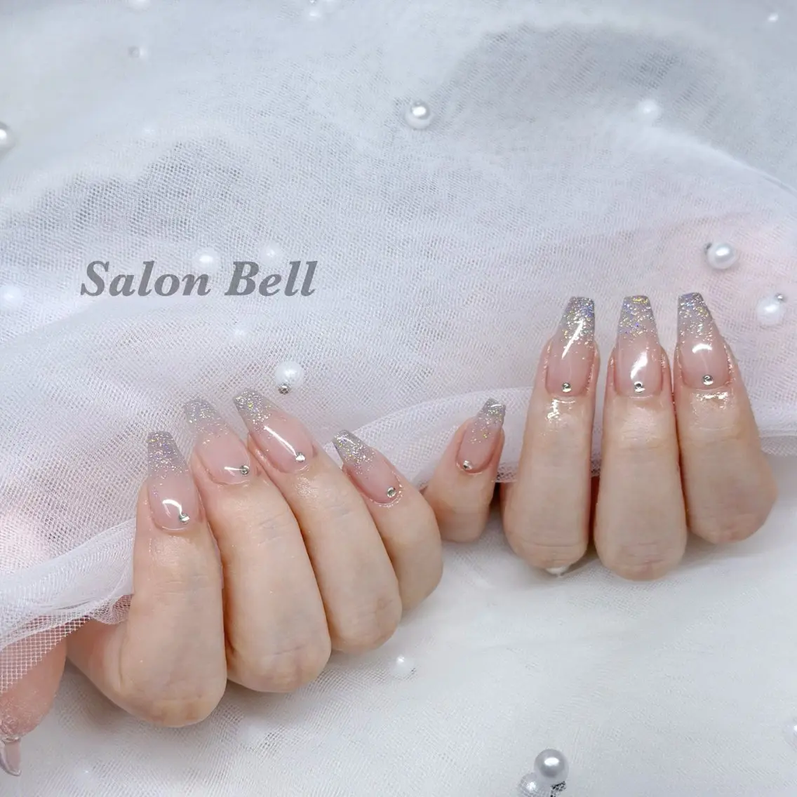 ネイル ストーンネイル Totalsalon Bell木村𝜗𝜚のネイルデザイン