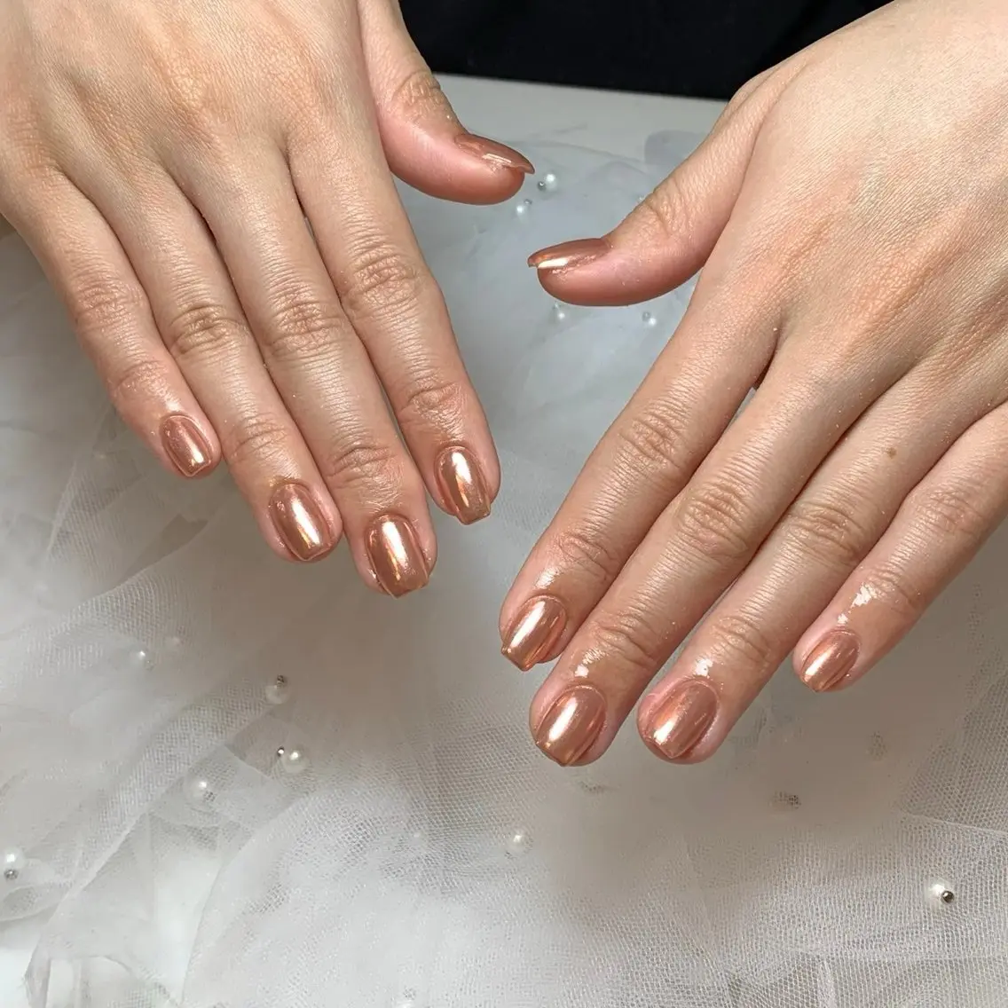 ネイル キラキラネイル ミラーネイル D.d ririaのネイルデザイン