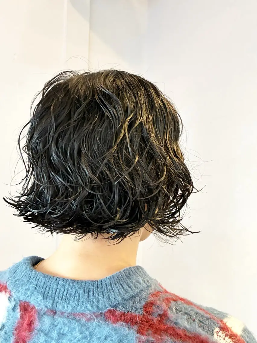 ミディアム 🪞パーマ🐾ボブ ロング🌷川原のヘアスタイル