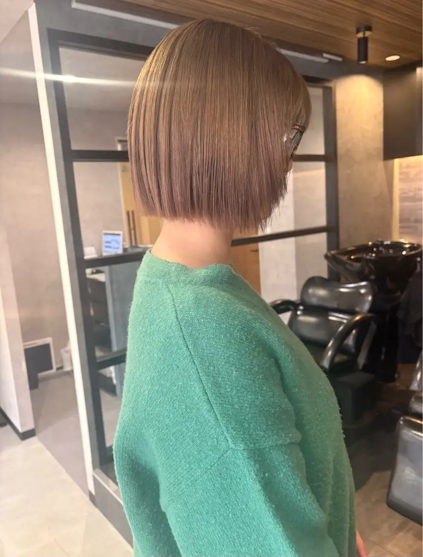 ショート カット ヘアカラー レイヤーカット/髪質 改善/ダブルカラーのヘアスタイル