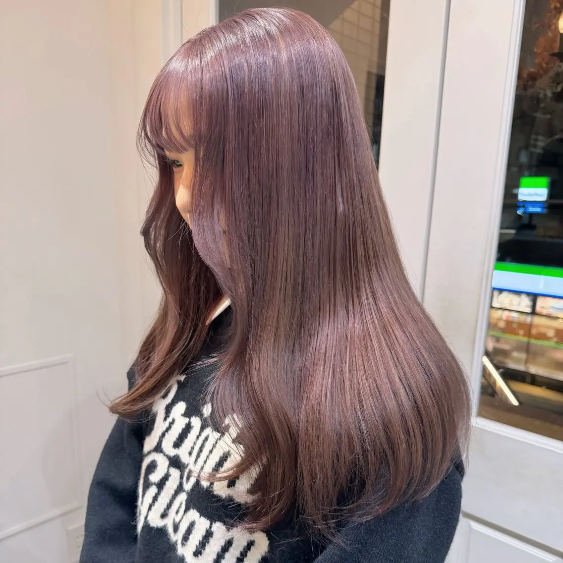 《🤍ブリーチなしでも透け感たっぷり🫧🤍》イルミナカラー＋潤いトリートメント⭐️の写真