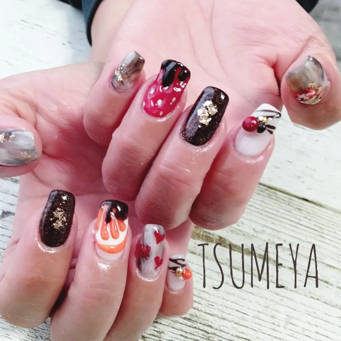 ネイル バレンタイン _TSUMEYA _のネイルデザイン