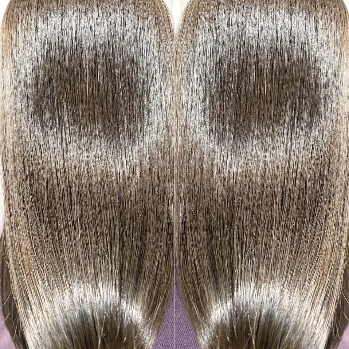 セミロング カラー パーマ ヘアアレンジ アッシュ バレイヤージュ ベージュカラー ブリーチ 透明感カラー 👑指名率No.1 👑坂口飛翔のヘアスタイル