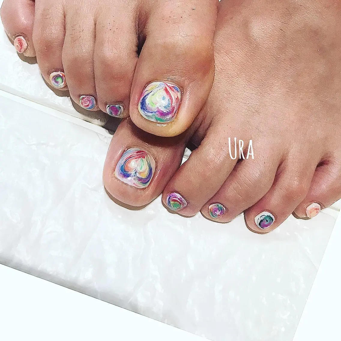 ネイル フットネイル UrakoNail 《nail》のネイルデザイン