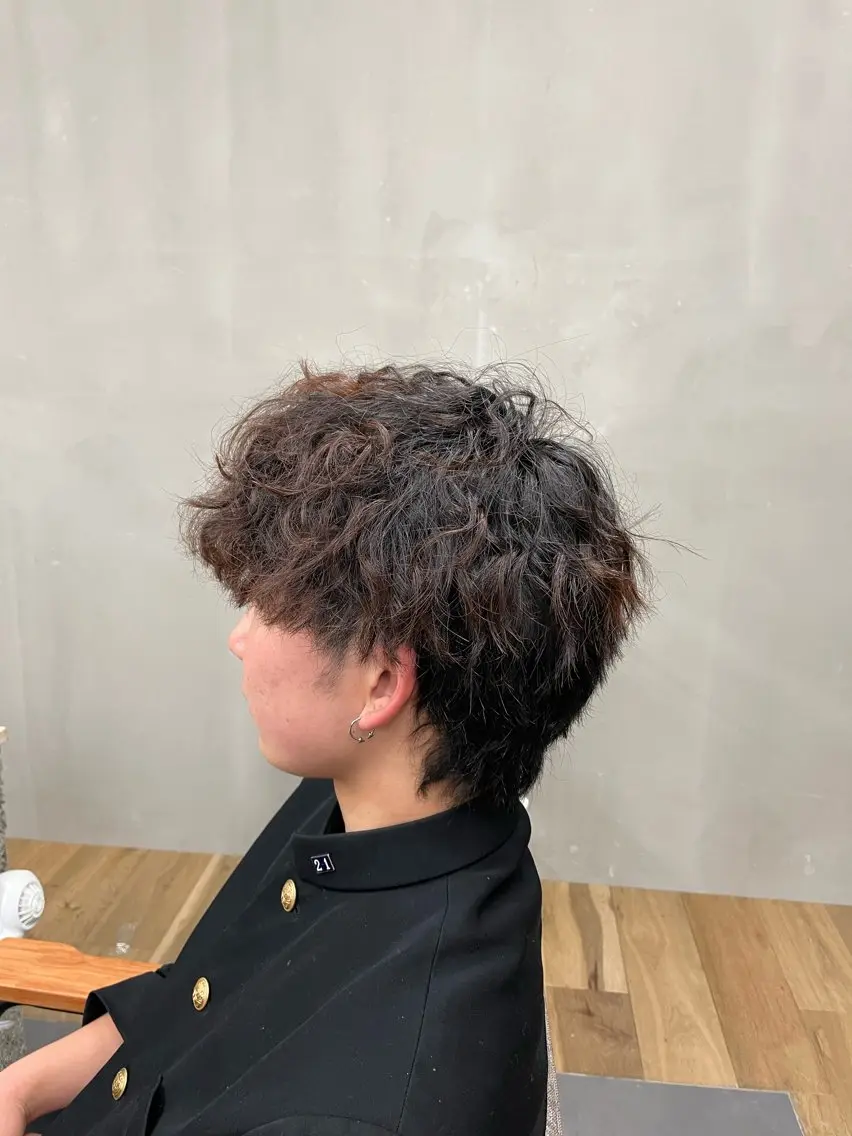 メンズ メンズパーマ プードルパーマ プードルパーマ 天神大名/パーマ特化 /ケントのヘアスタイル