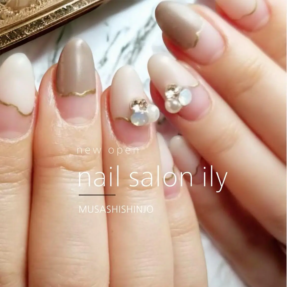 ネイル ハンドネイル nail salon ily 武蔵新城のネイルデザイン
