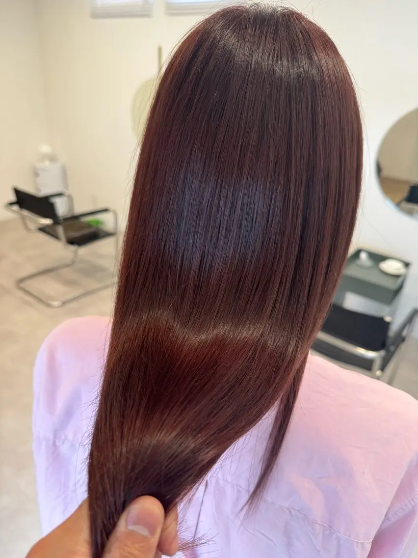 ロング カラー ヘアカラー トリートメント 金田 諒一のヘアスタイル