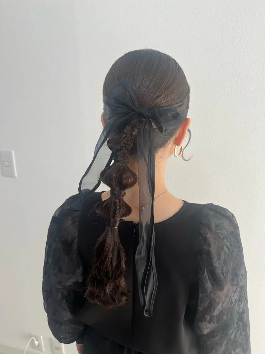 ロング ヘアアレンジ 大羅 海比のヘアスタイル