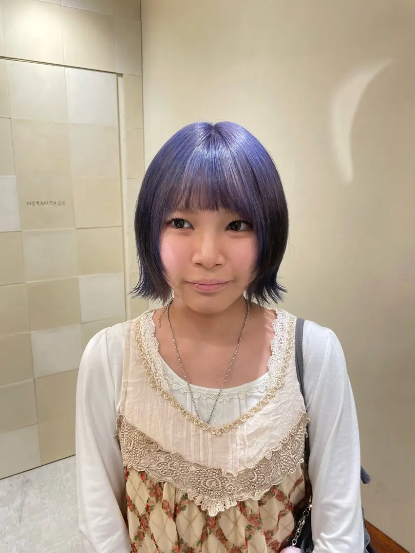 ダブルカラー+高発色カラーの写真