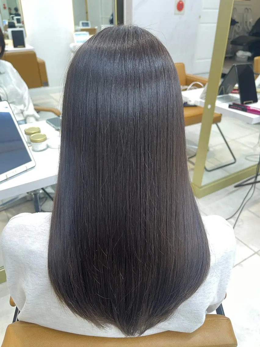 ロング 中顔面短縮 顔まわり新田大翔のヘアスタイル