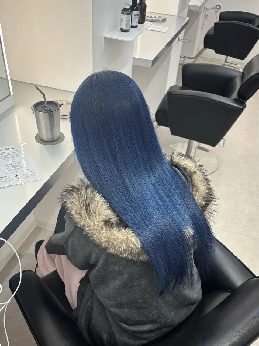 【5月限定クーポン💟】1ブリーチ＋カラー＋ケラチントリートメントの写真