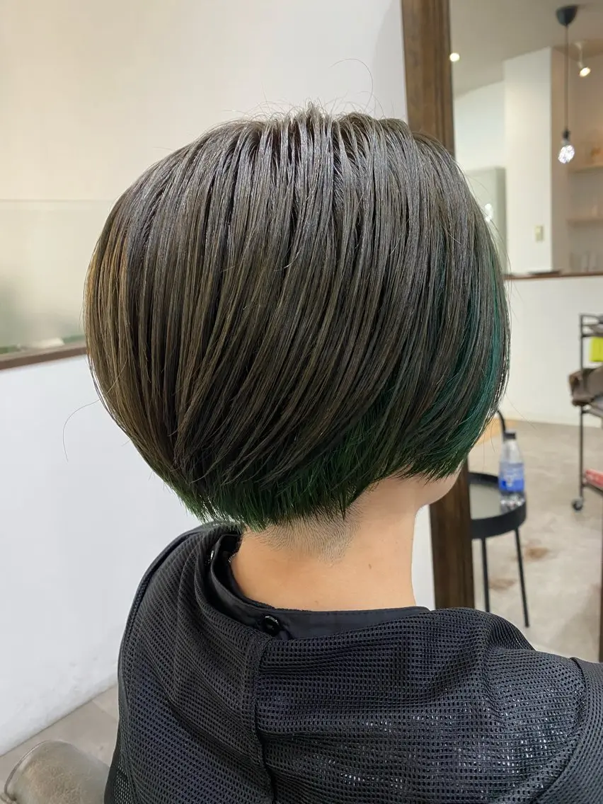 ショート カラー ヘアカラー APPEL hair /岡山のヘアスタイル