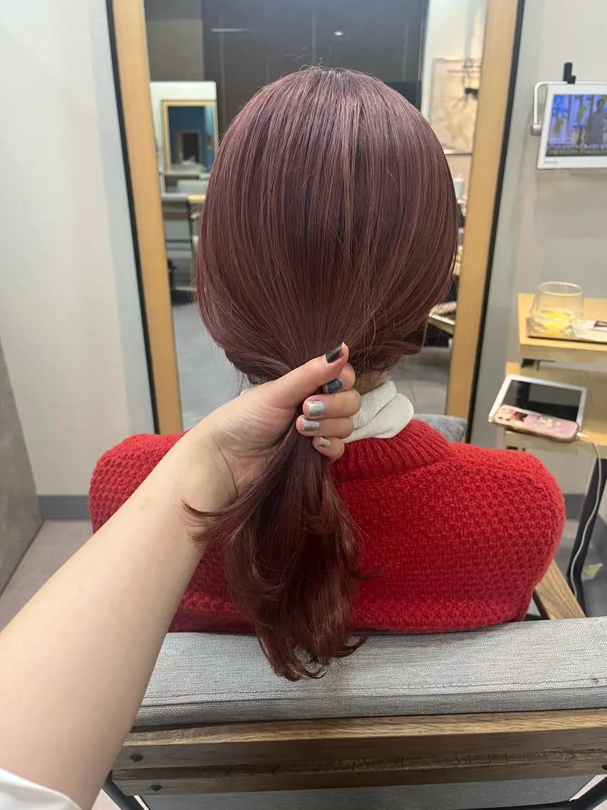 ミディアム カラー 似合わせカット Rinka🌻のヘアスタイル