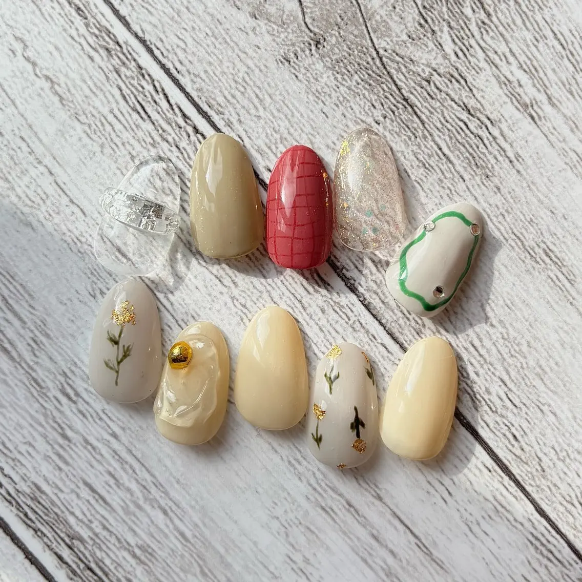 ネイル ハンドネイル Nailsalon BLOOM🌷 山崎のネイルデザイン