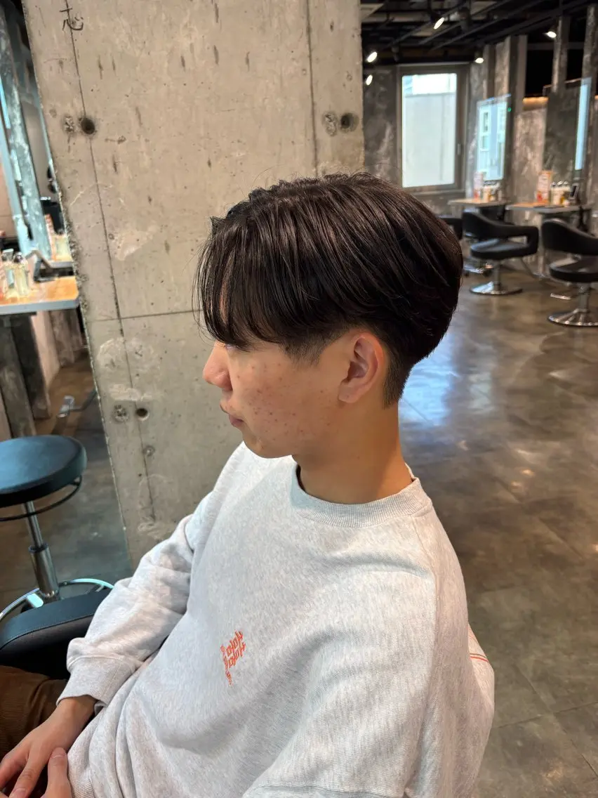 メンズ カット パーマ 🪽直毛男子の救世主 🪽フェザーパーマのヘアスタイル