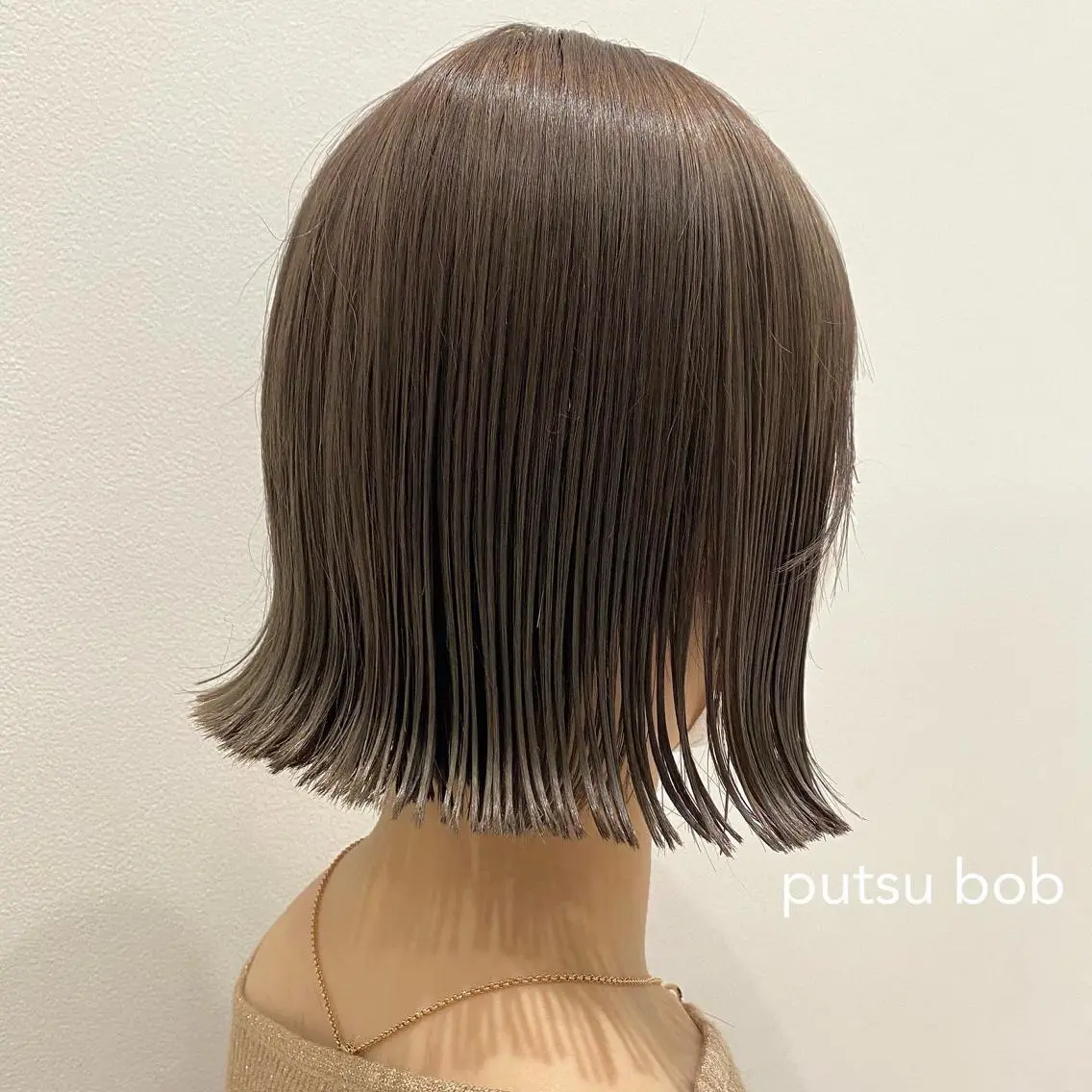 ミディアム 縮毛矯正ボブ&顔まわ レイヤー♡TOMOEのヘアスタイル