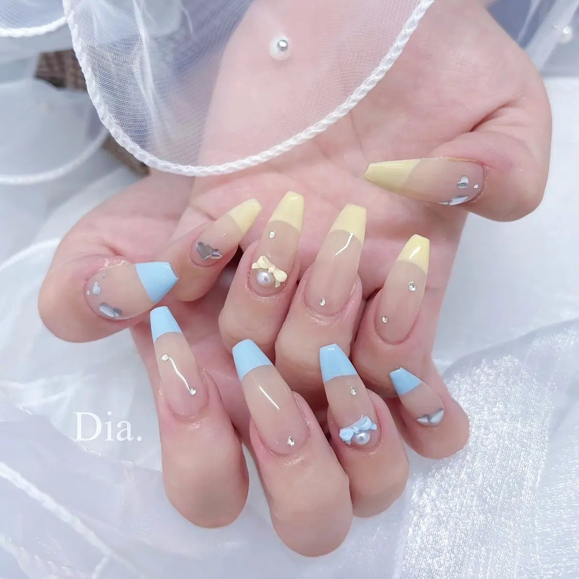 ネイル ワンホンネイル ハンドネイル minori 💎Dia.のネイルデザイン