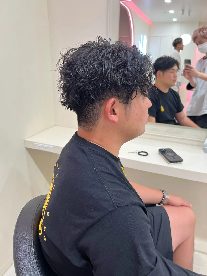 【ミニモ限定】絶対にキマるメンズカットパーマの写真