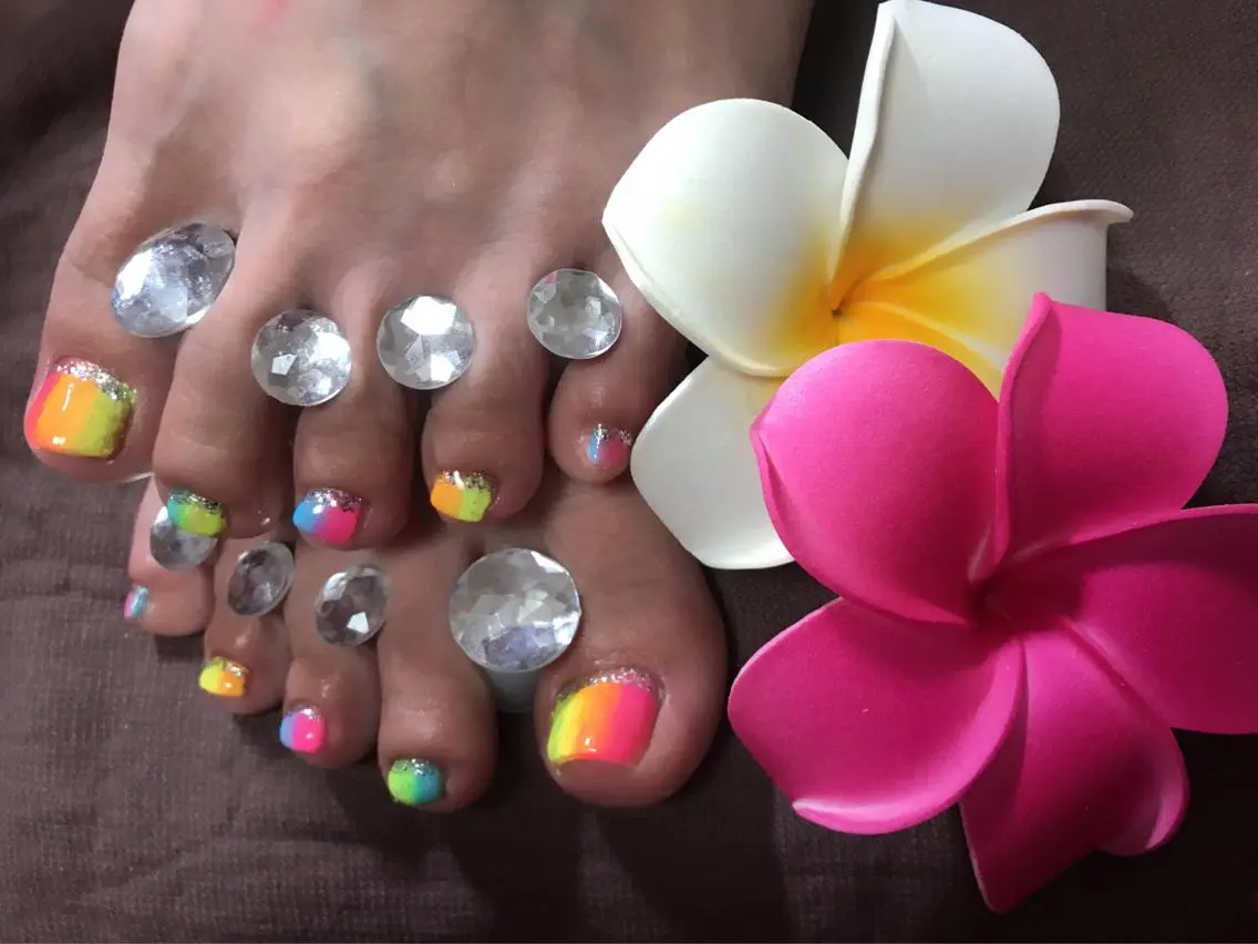 ネイル フットネイル フットネイル Nail Salon macherieのネイルデザイン