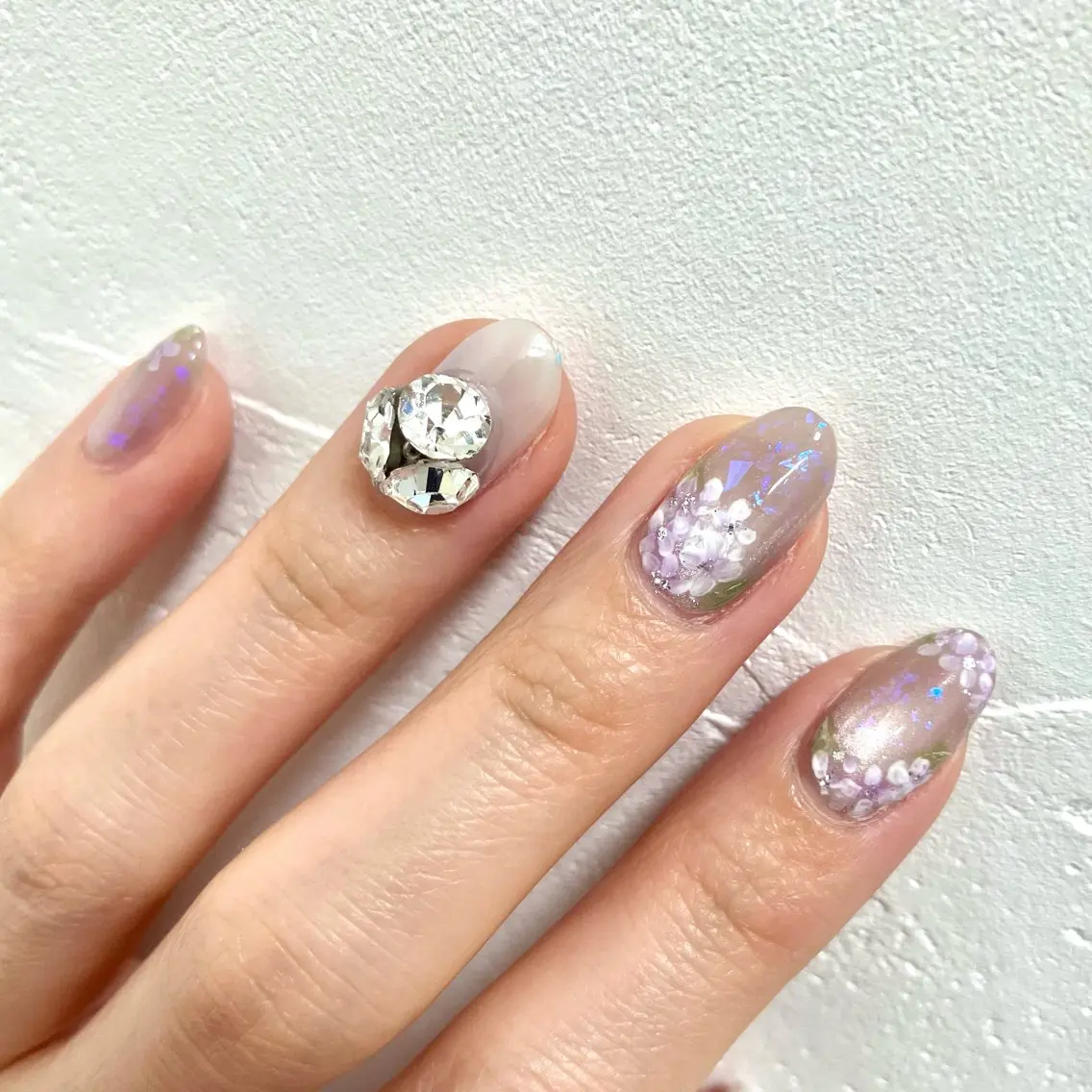 ネイル ニュアンスネイル ハンドネイル aya 🧸🌼 銀座/韓国ワンホンのネイルデザイン