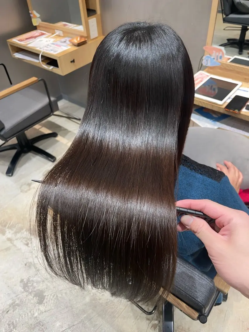 ロング 縮毛矯正 トリートメント 【お悩み解決のプロ】 ハヤシタクミのヘアスタイル