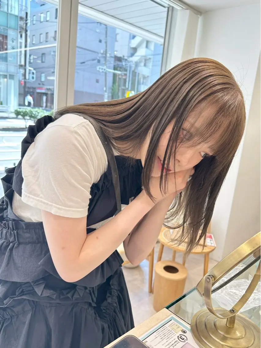 ロング カラー 越後 遥/ 透明感カラー🪞🤍のヘアスタイル