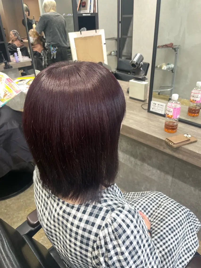 ミディアム カラー ヘアカラー ニュアンスカラー/ 🫧レミ(坊主)のヘアスタイル