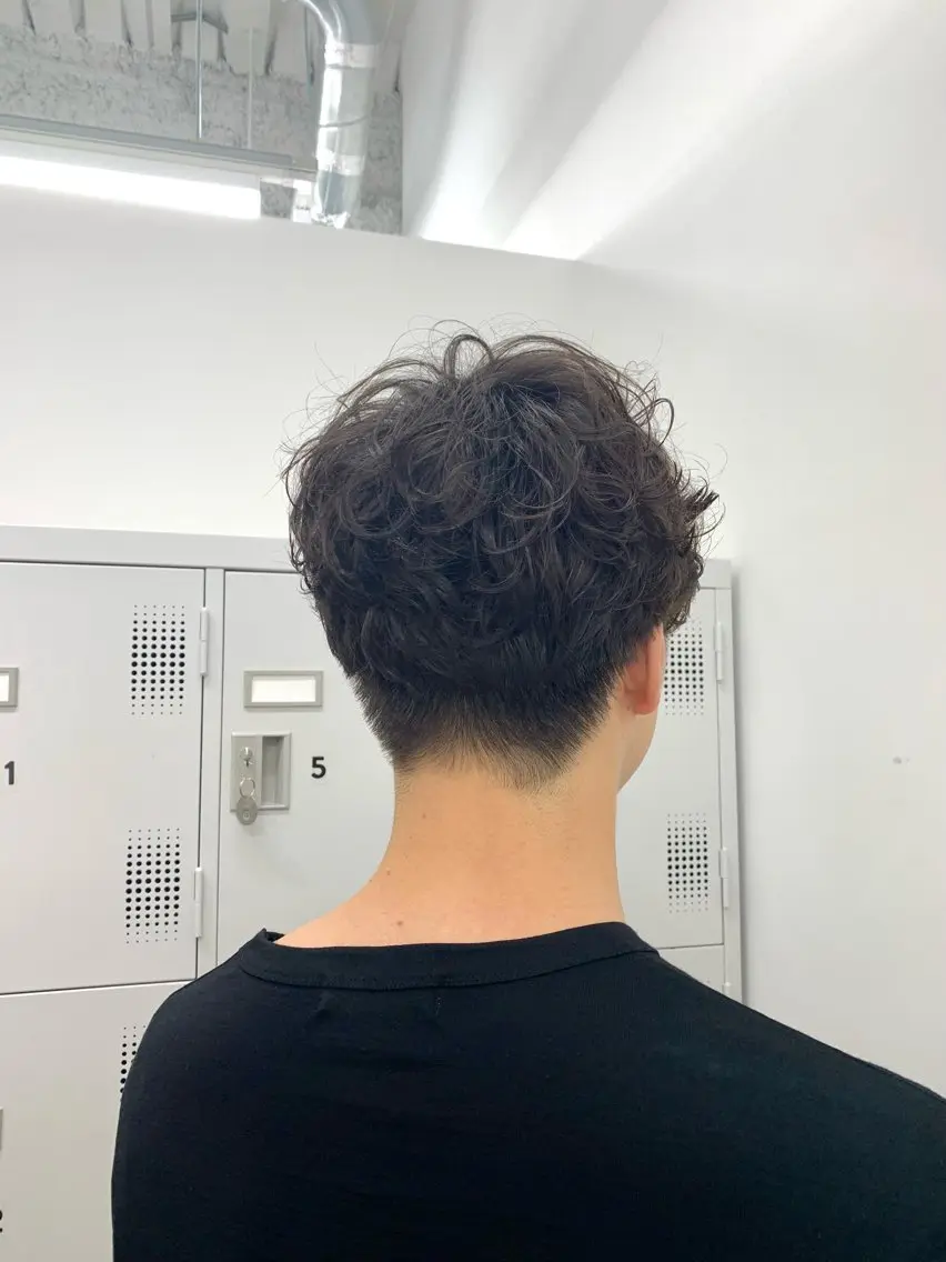 パーマ メンズ メンズパーマ カット パーマ 本格ヘッドスパ🌿 ×ヘア 佐藤のヘアスタイル