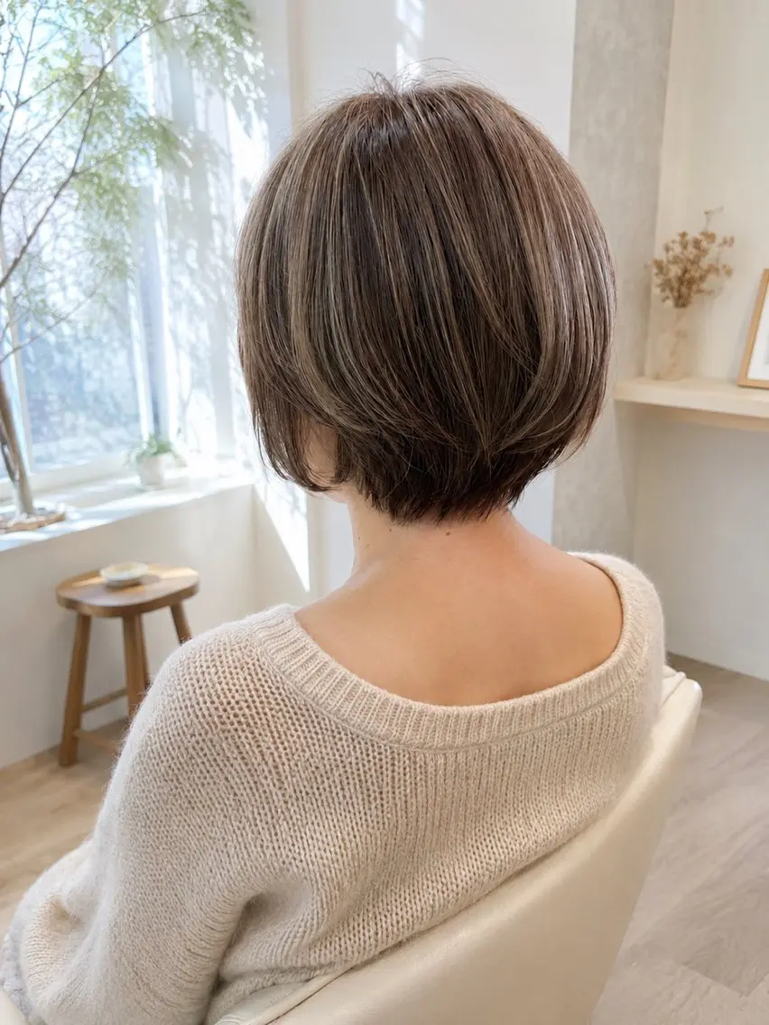 ショート ショートヘア NAOYA SAEKIのヘアスタイル