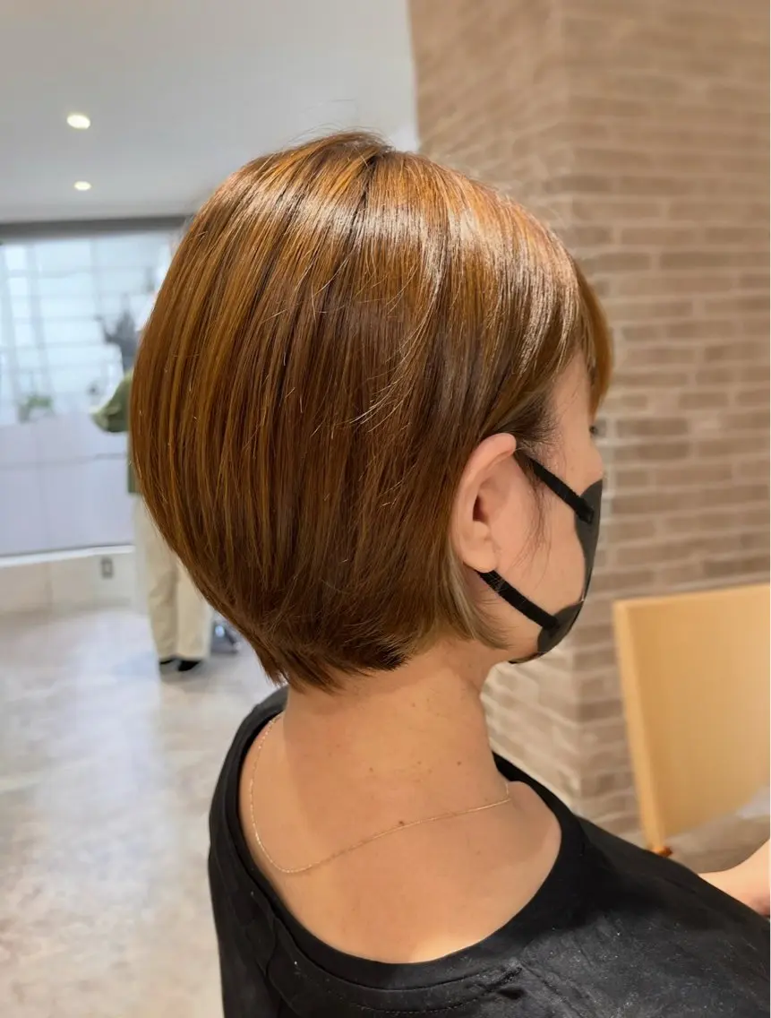 ショート ショートボブ ボブ ショートヘア 山田 守のヘアスタイル