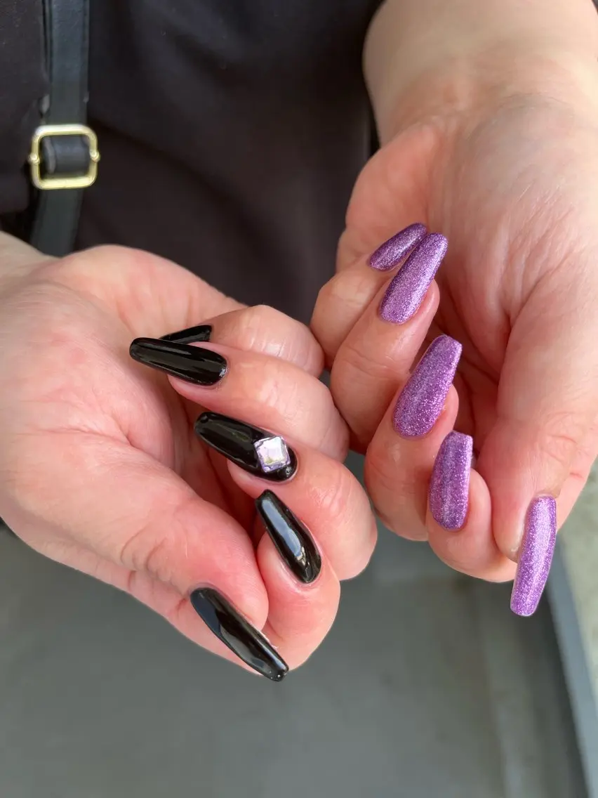 ネイル オーロラネイル フットネイル フレンチネイル ジェルネイル 韓国ネイル ハンドネイル kiki nail たまプラーザのネイルデザイン