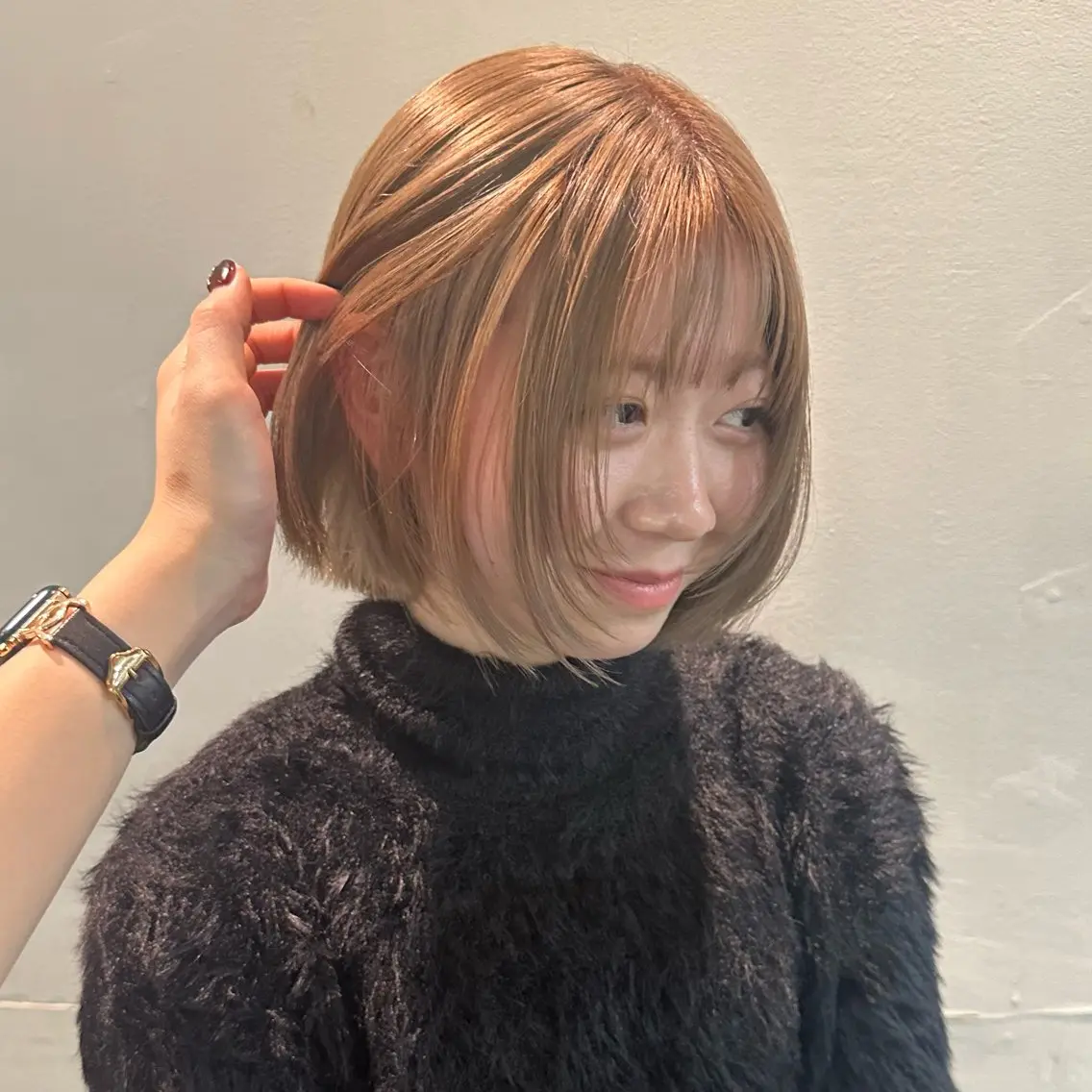 🎀💇♀️美容学生50%off💇♀️🎀 ケアブリーチ2回&カラー&艶トリートメントの写真