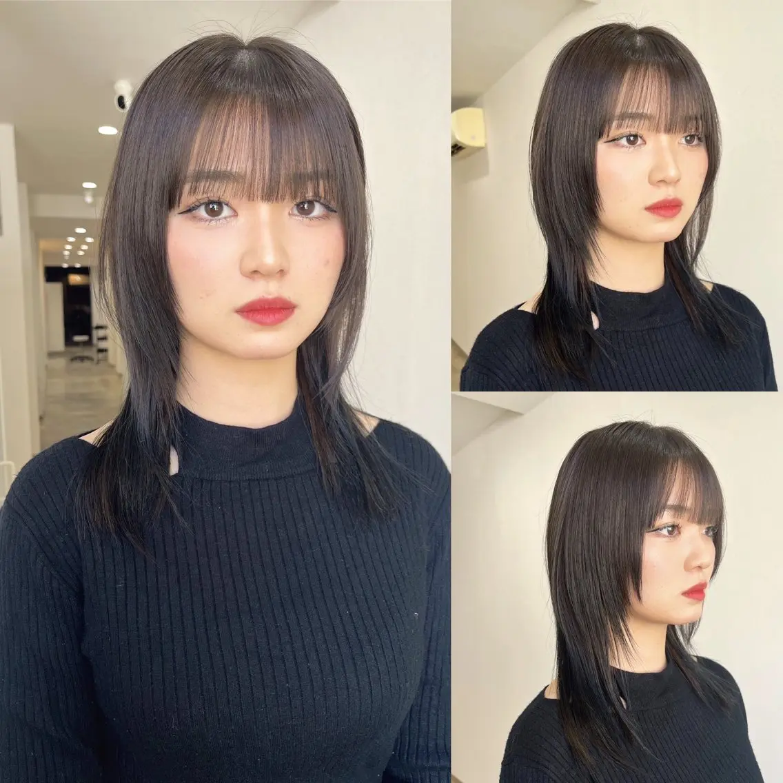 ミディアム ウルフカット ショート&ボブ井上 菜樹のヘアスタイル
