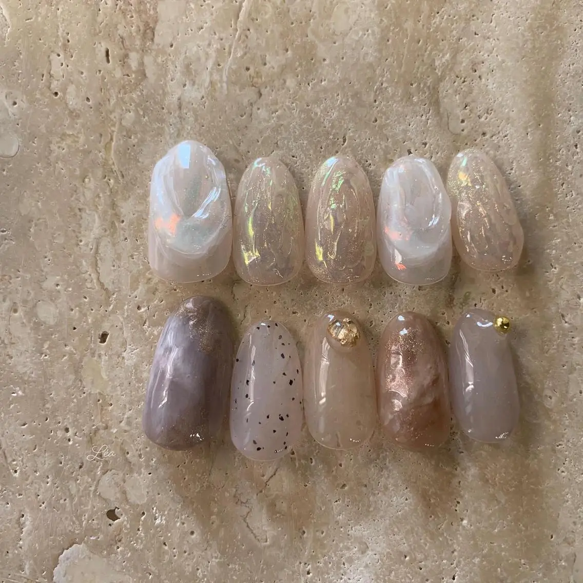 ネイル ジェルネイル パラジェル Léa nailのネイルデザイン