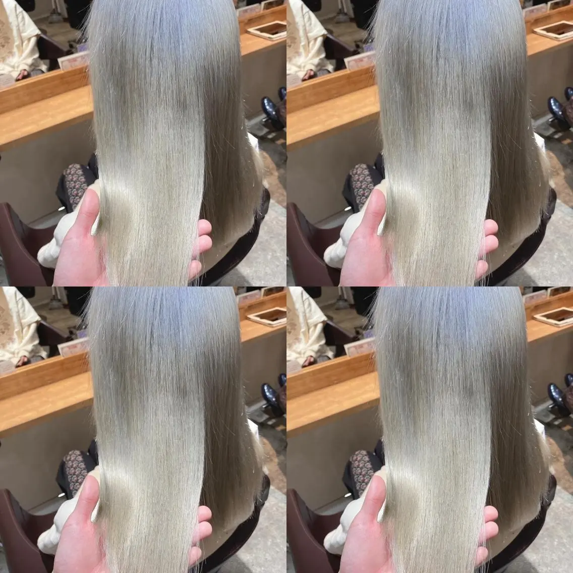 セミロング カラー ヘアアレンジ 💎韓国レイヤー ×エクステゆうま💎のヘアスタイル