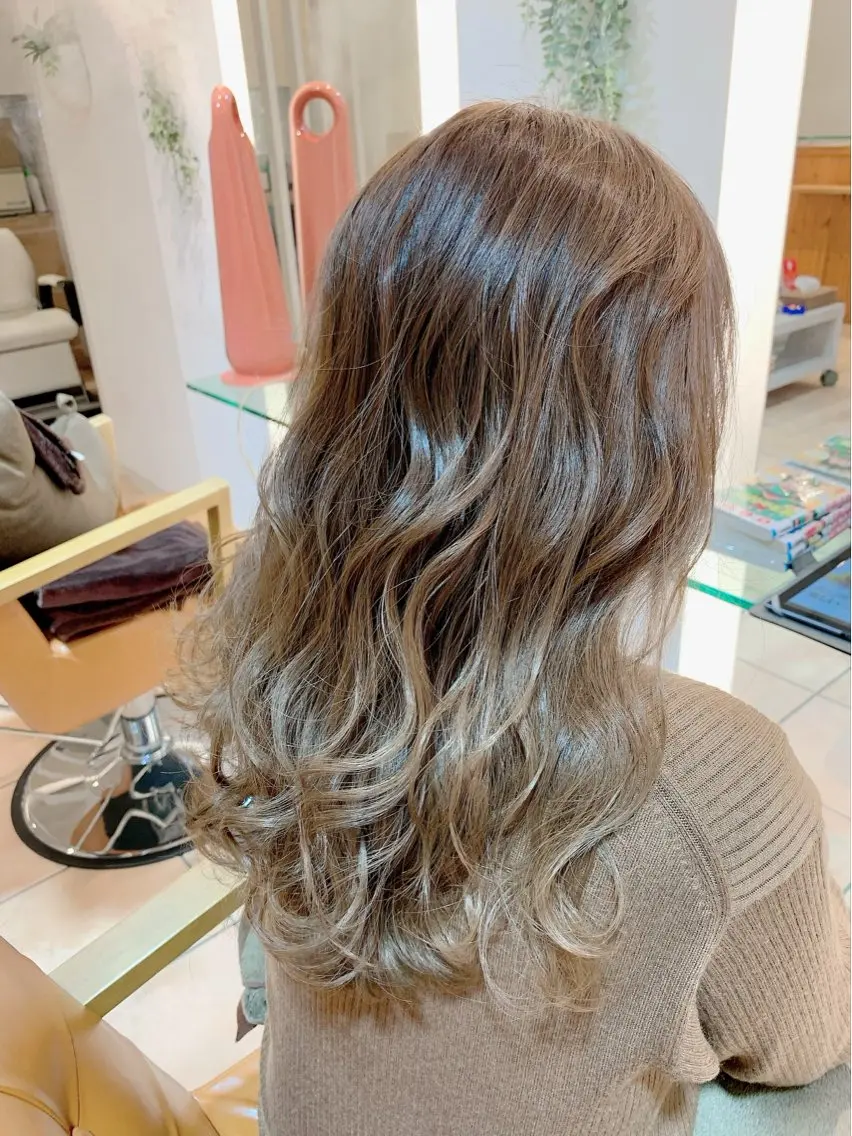 ロング ✨縮毛矯正✨ 知念あたるのヘアスタイル