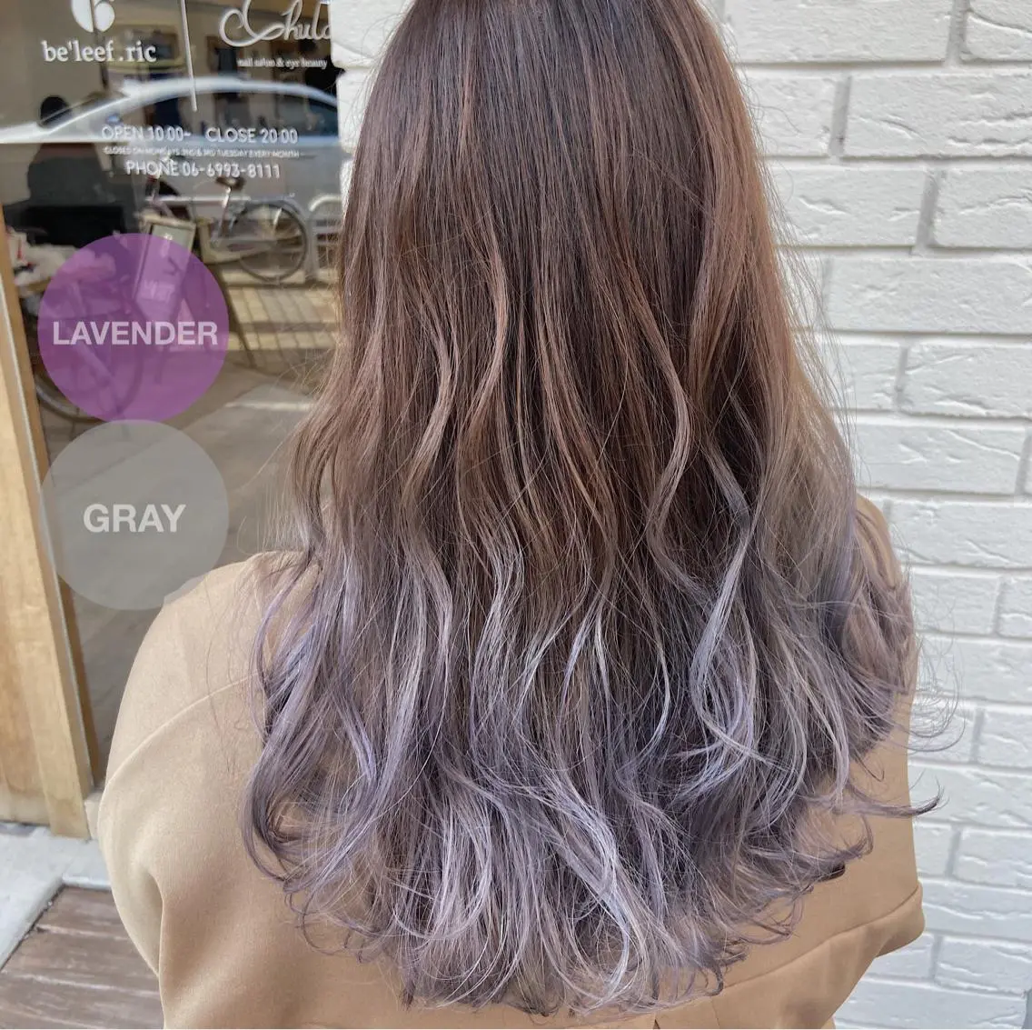 ロング カラー 韓国|ミルクティ momoeのヘアスタイル